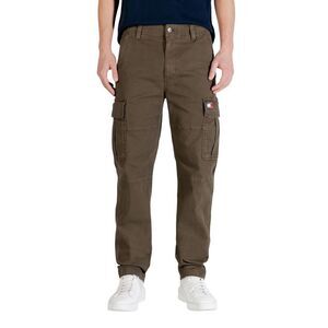 Tommy Hilfiger Jeans Green Recycled Cotton Cargo Men's Pants